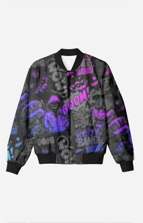 Neon Boom Bomber Jacket