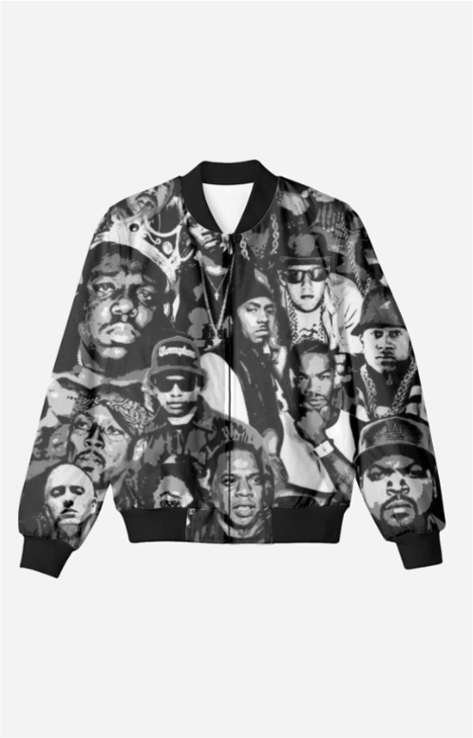 Hip-Hop Icons Bomber Jacket